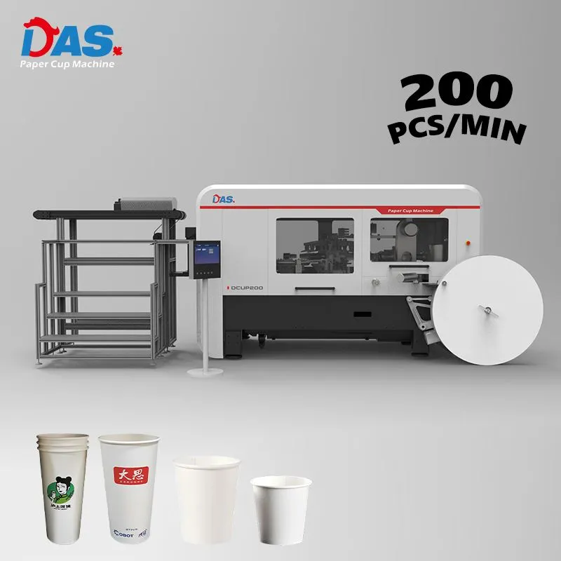 Máquina para fabricar vasos de papel ondulado